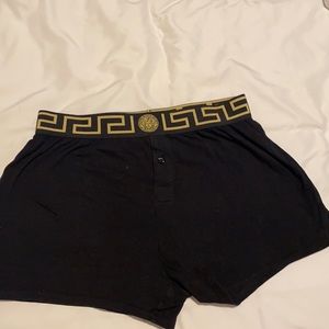 Black and gold Versace men’s boxers